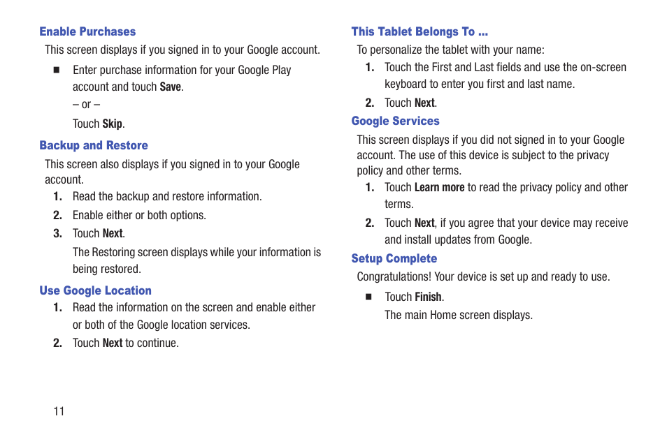 Samsung GT-P7510FKYXAR User Manual | Page 16 / 258