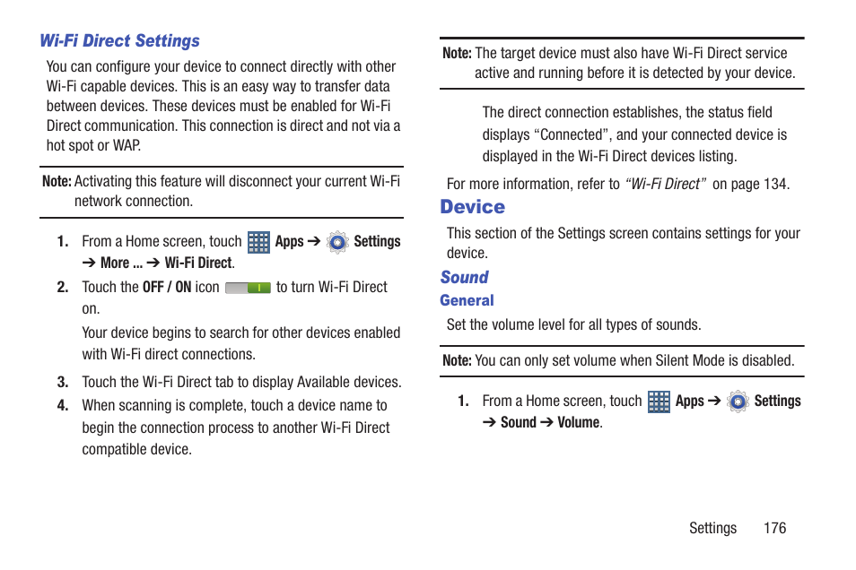 Device | Samsung GT-P7510FKYXAR User Manual | Page 181 / 258