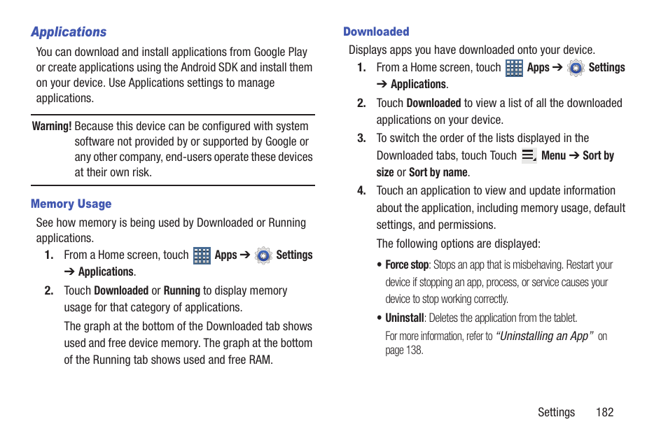 Samsung GT-P7510FKYXAR User Manual | Page 187 / 258