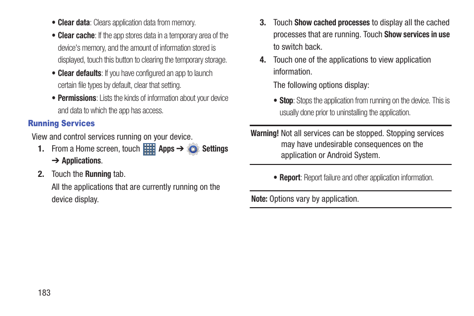 Samsung GT-P7510FKYXAR User Manual | Page 188 / 258