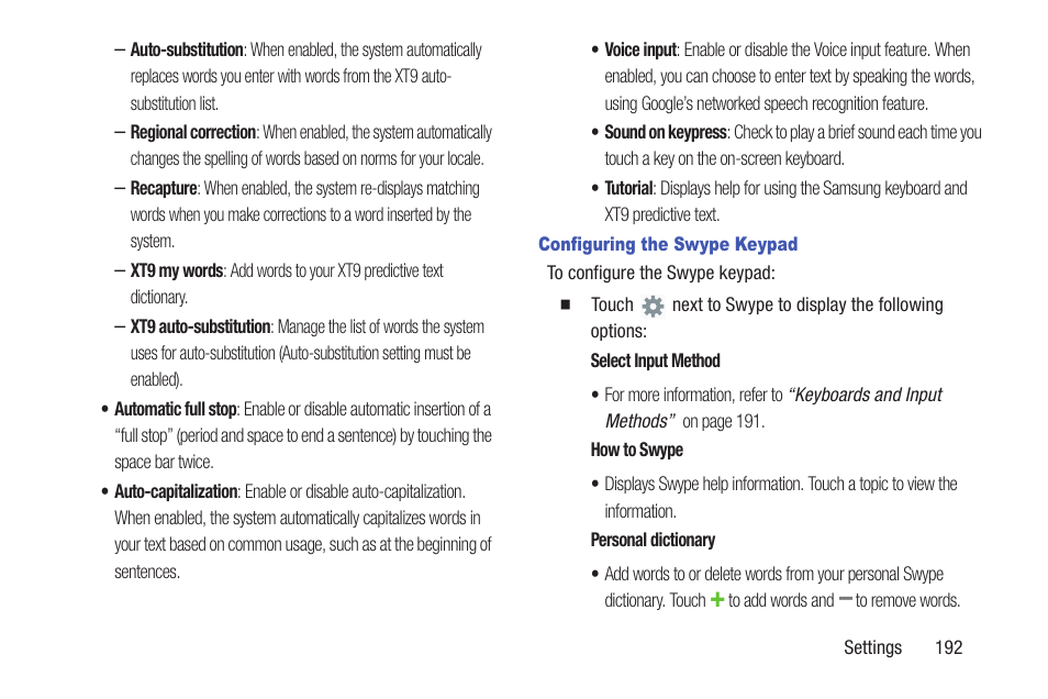 Samsung GT-P7510FKYXAR User Manual | Page 197 / 258