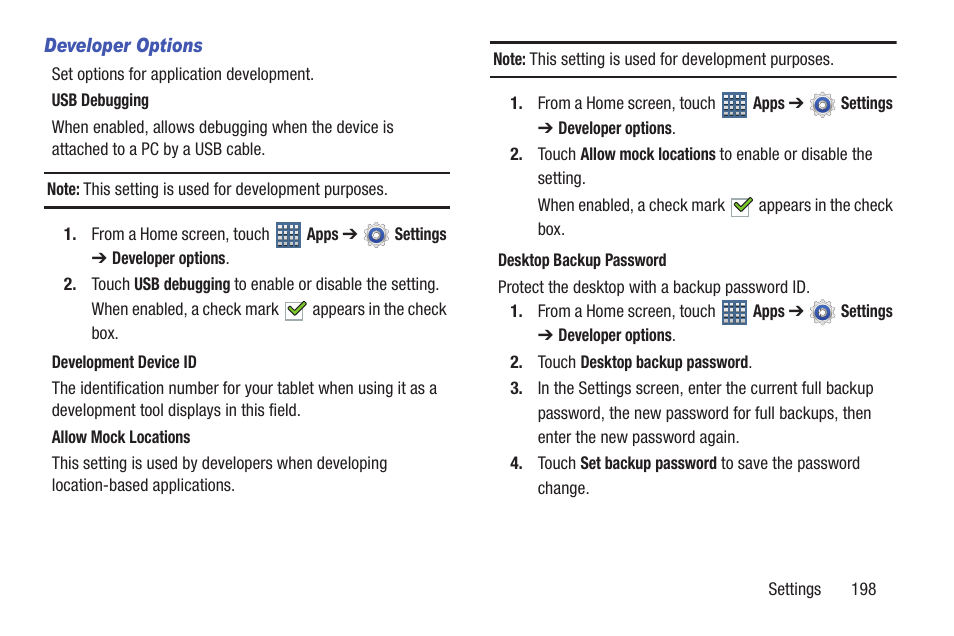 Samsung GT-P7510FKYXAR User Manual | Page 203 / 258