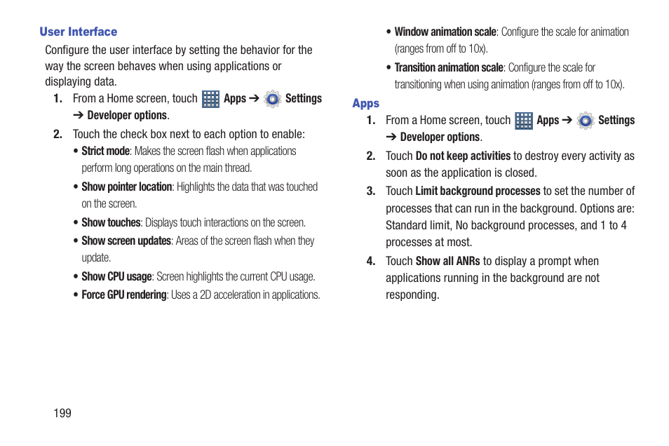 Samsung GT-P7510FKYXAR User Manual | Page 204 / 258