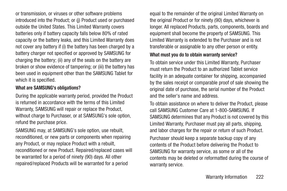 Samsung GT-P7510FKYXAR User Manual | Page 227 / 258