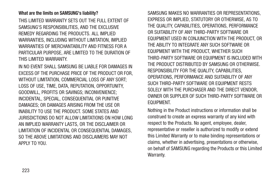 Samsung GT-P7510FKYXAR User Manual | Page 228 / 258