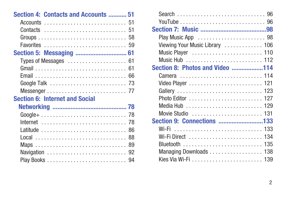 Samsung GT-P7510FKYXAR User Manual | Page 7 / 258