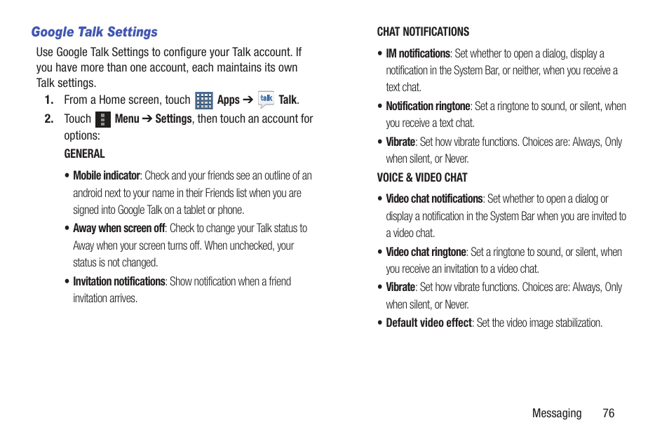 Samsung GT-P7510FKYXAR User Manual | Page 81 / 258