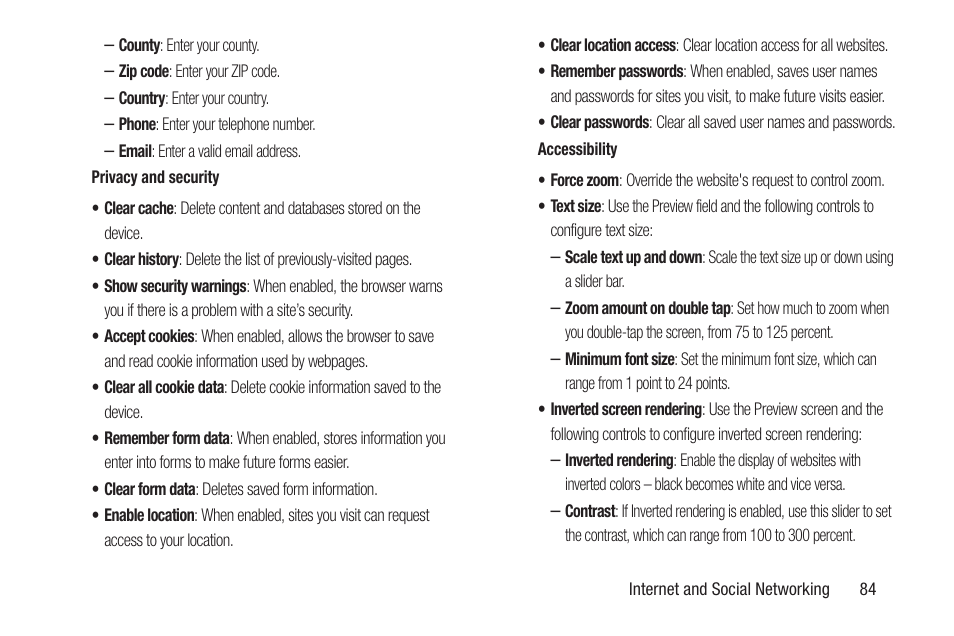 Samsung GT-P7510FKYXAR User Manual | Page 89 / 258