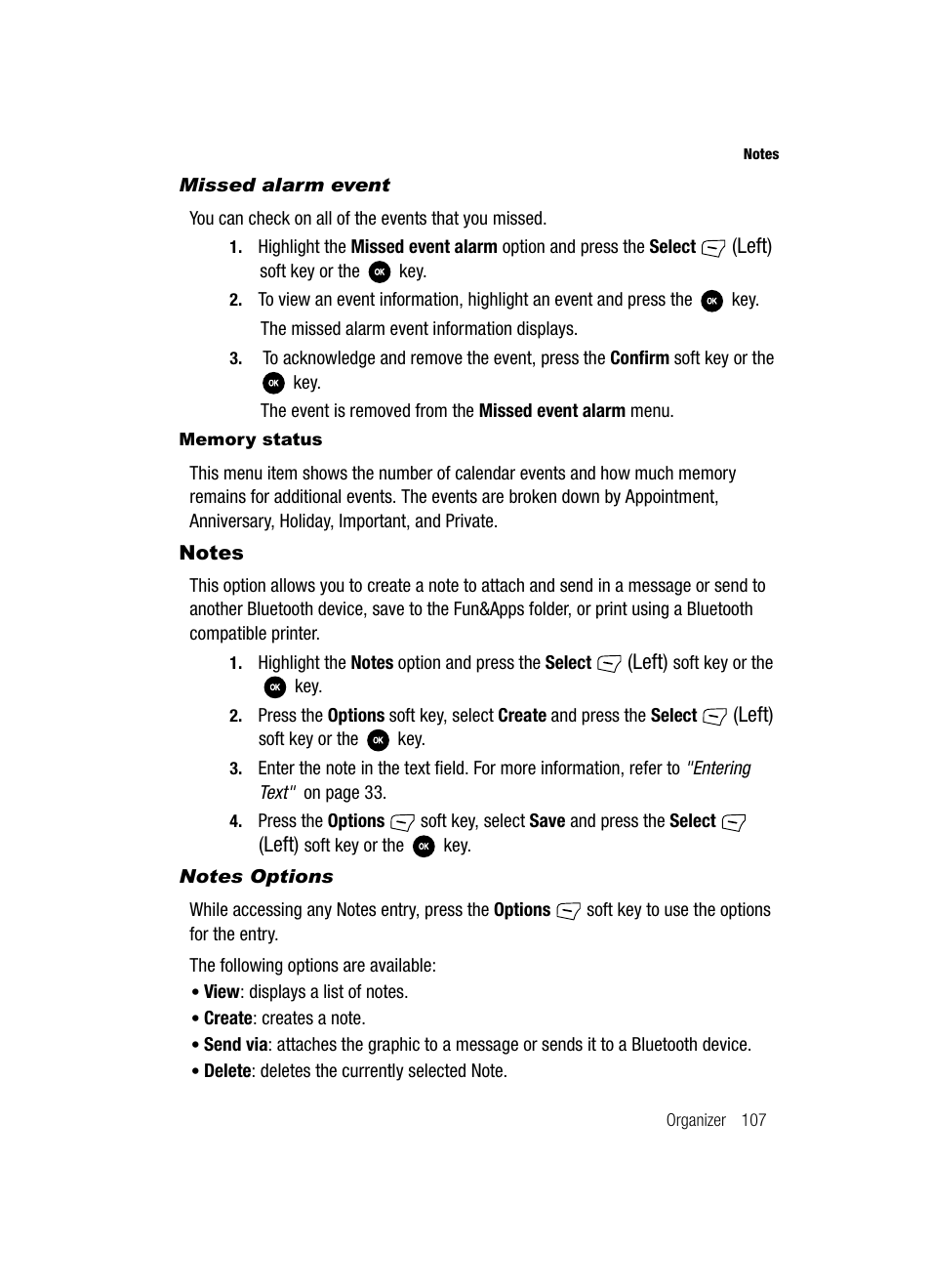 Notes | Samsung SGH-T639LSATMB User Manual | Page 108 / 162