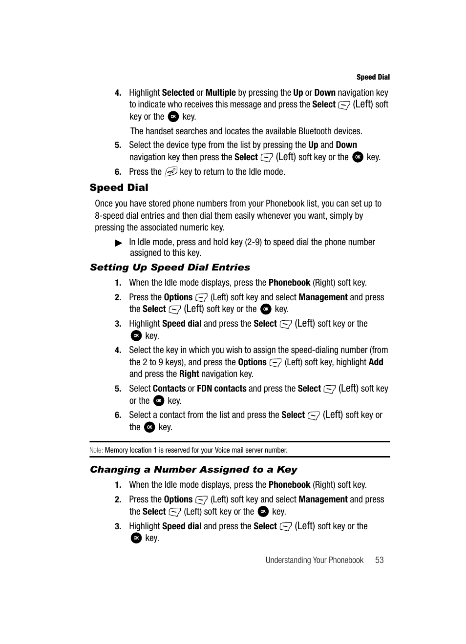 Speed dial | Samsung SGH-T639LSATMB User Manual | Page 54 / 162
