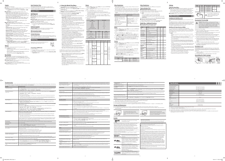 Samsung UN28H4000AFXZA User Manual | Page 2 / 2