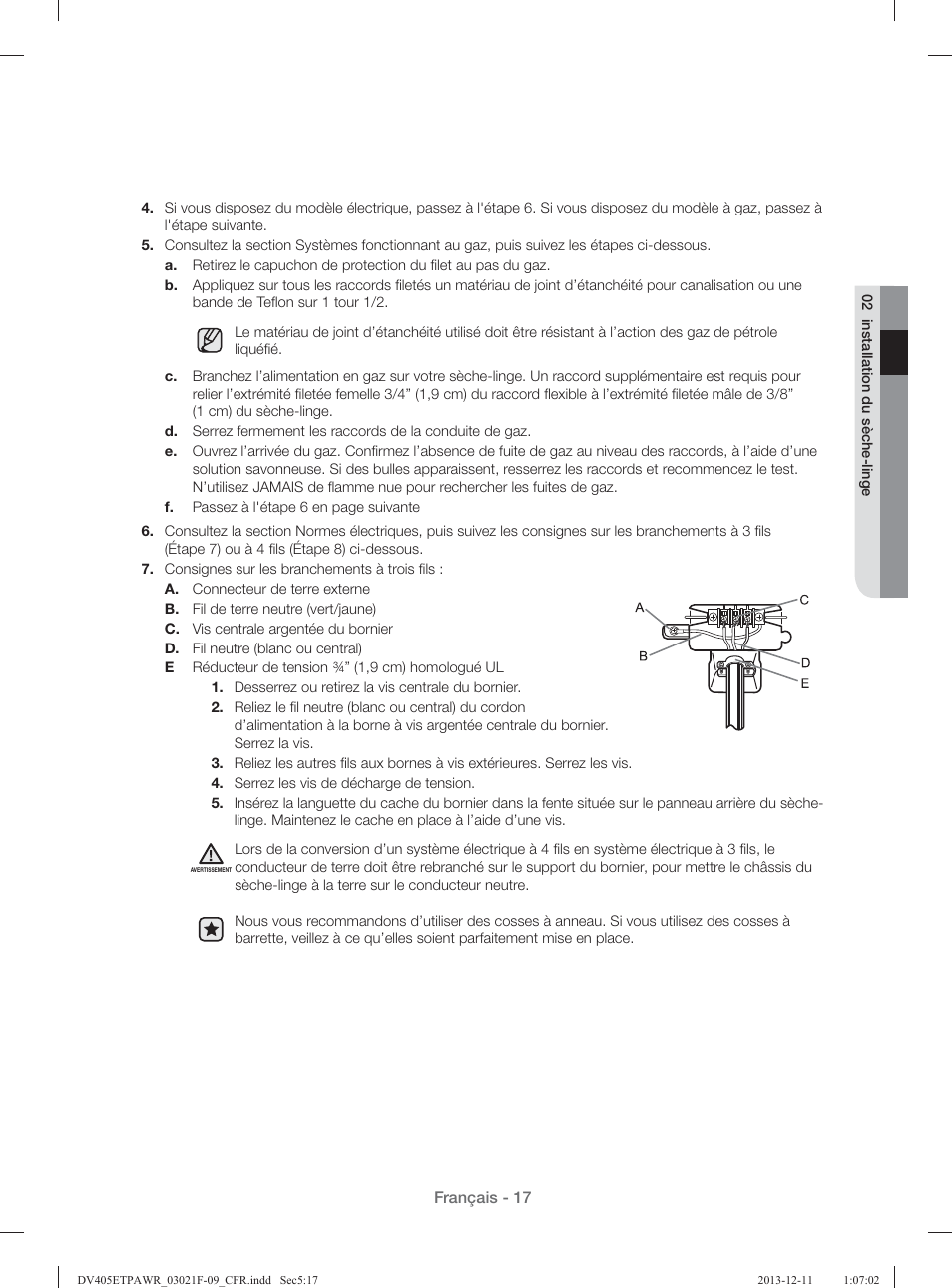 Samsung DV393GTPAWR-A1 User Manual | Page 107 / 136