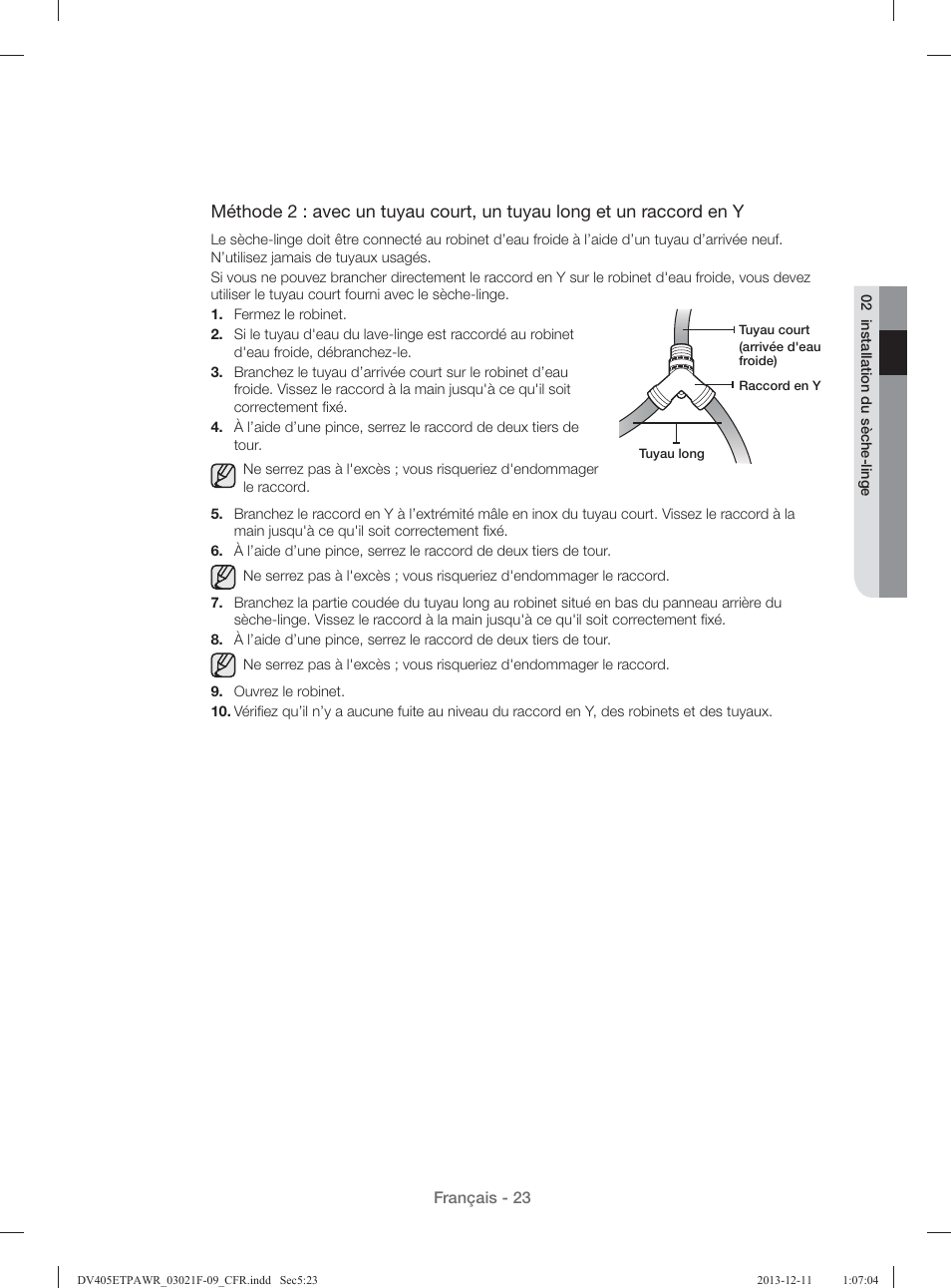 Samsung DV393GTPAWR-A1 User Manual | Page 113 / 136