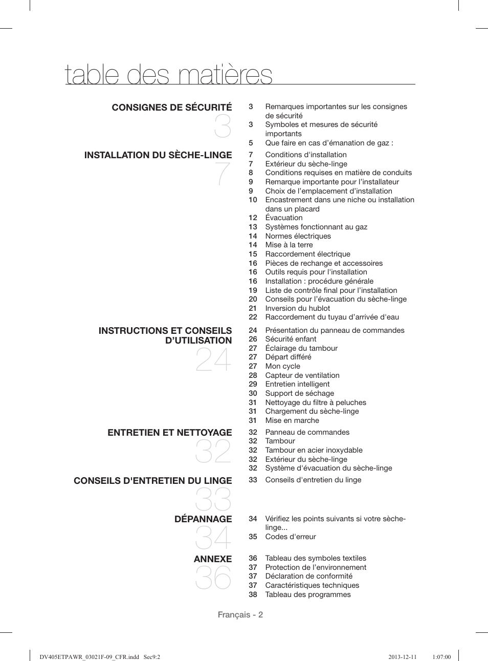 Samsung DV393GTPAWR-A1 User Manual | Page 92 / 136