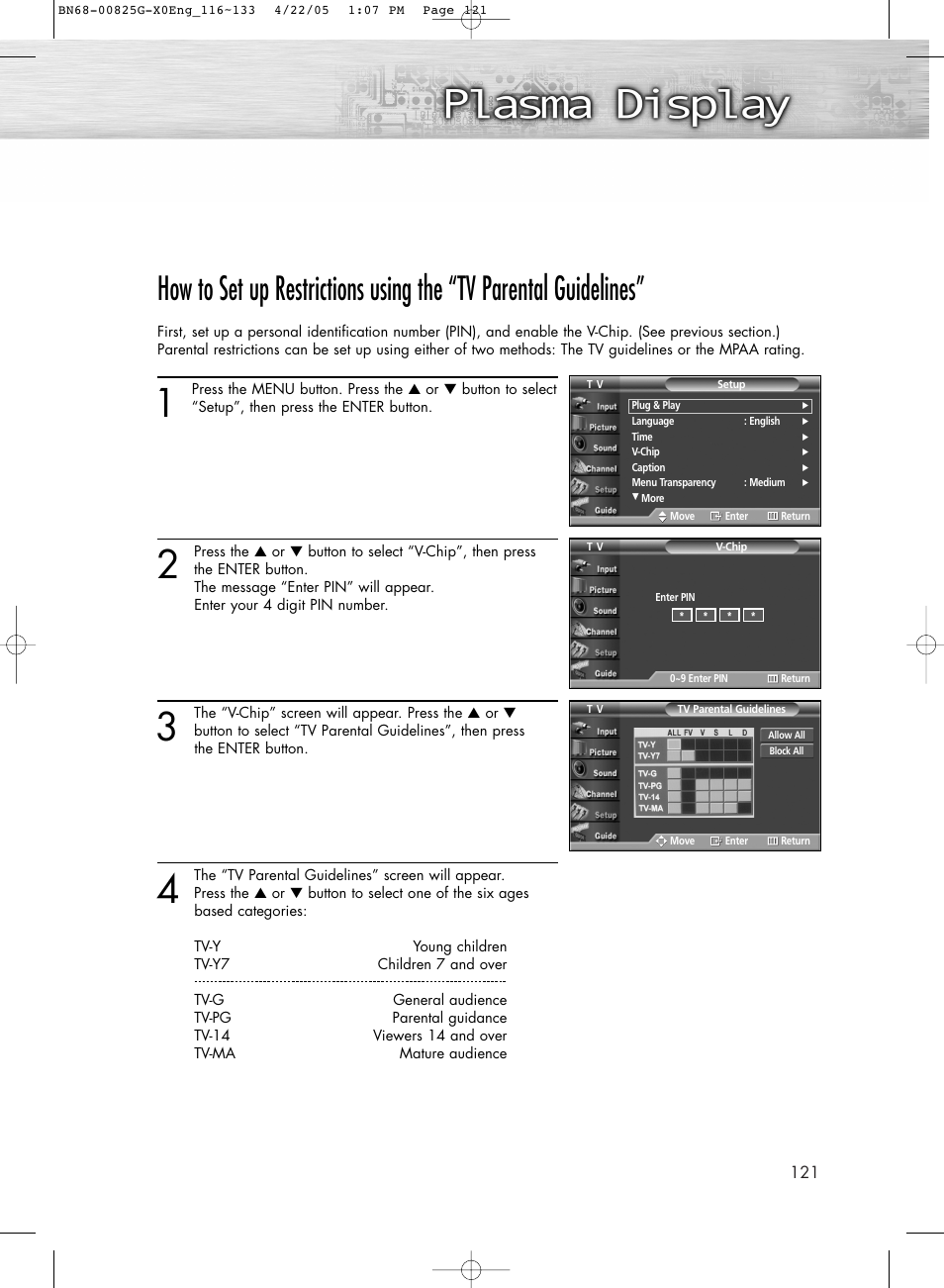 Samsung HPR5072X-XAA User Manual | Page 121 / 146