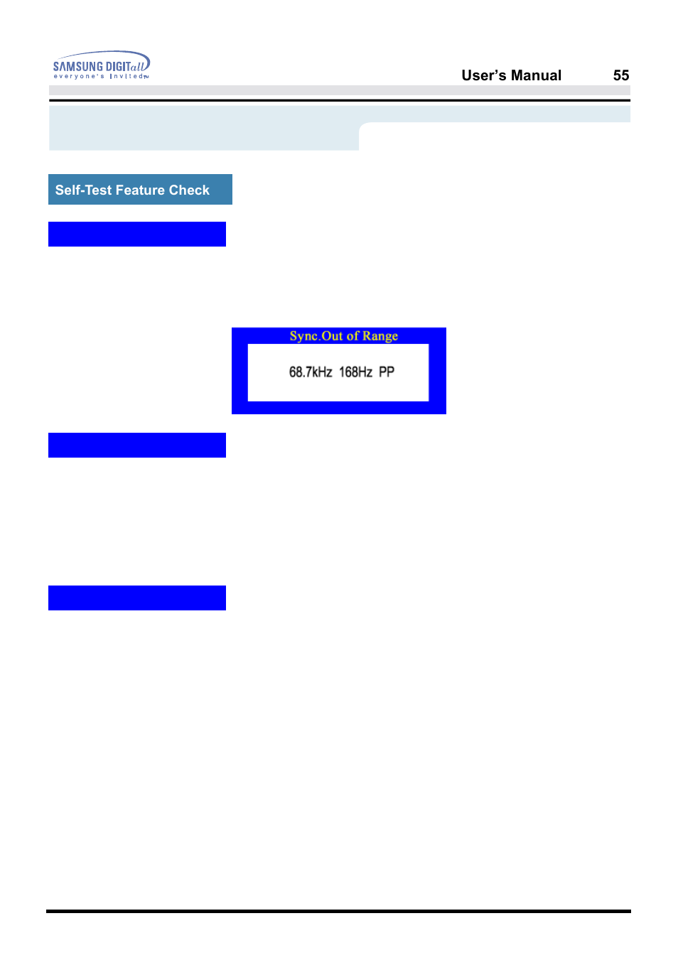 Troubleshooting | Samsung AQ19FSBU User Manual | Page 57 / 72