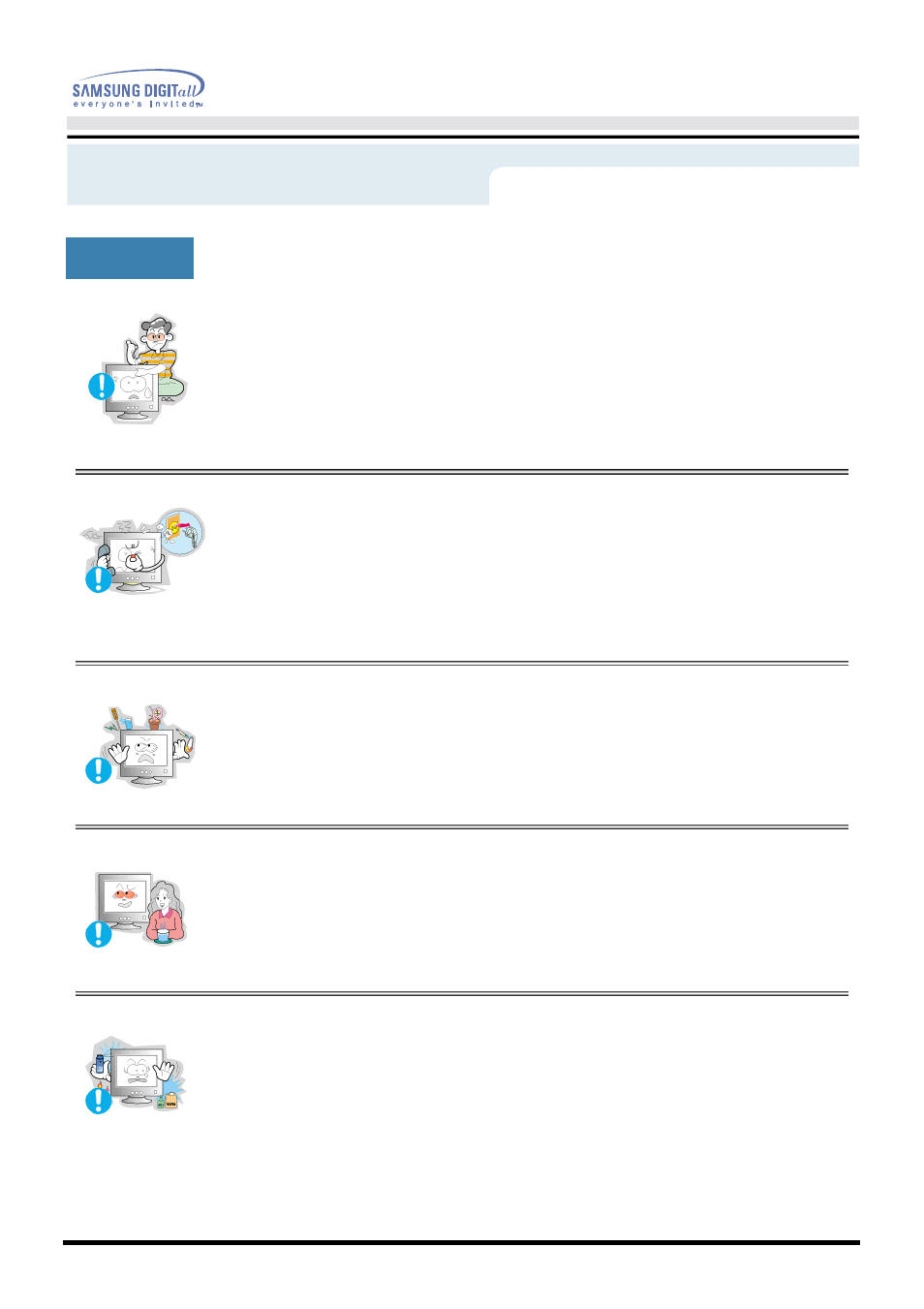 Safety instructions | Samsung AQ19FSBU User Manual | Page 9 / 72