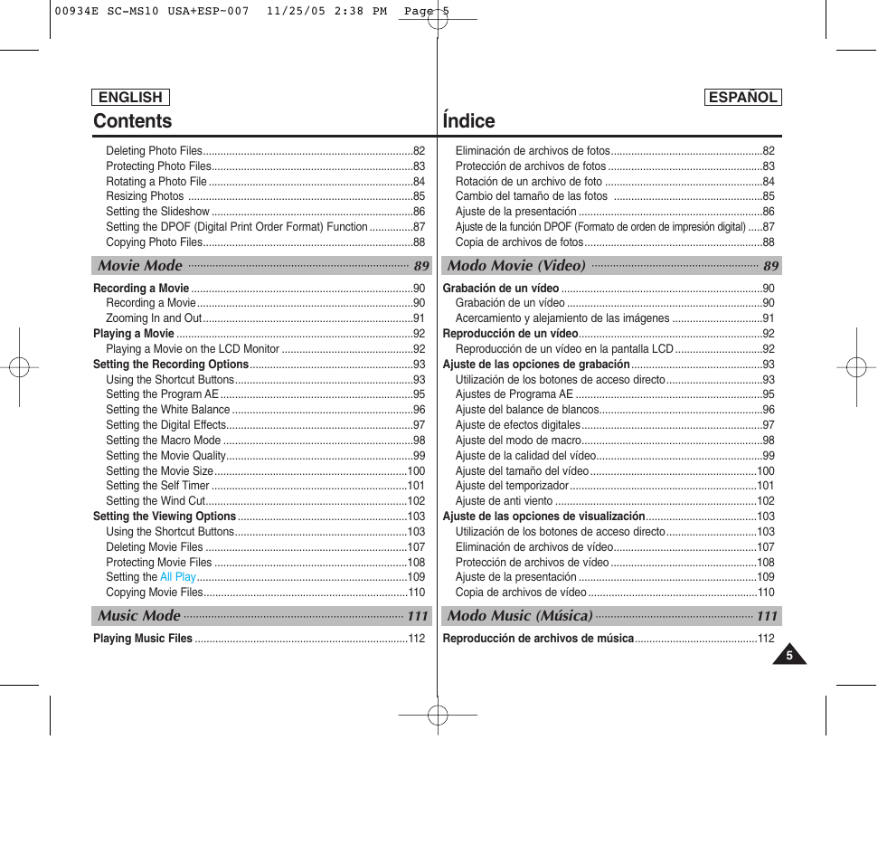 Samsung HMX-S10BN-XAC User Manual | Page 5 / 156