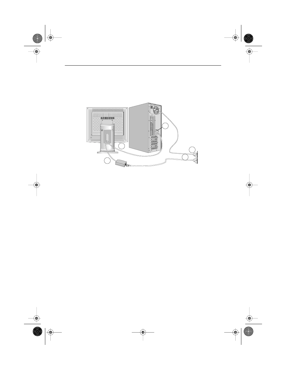 Setting up your lcd monitor | Samsung DV17MSSANR User Manual | Page 7 / 30