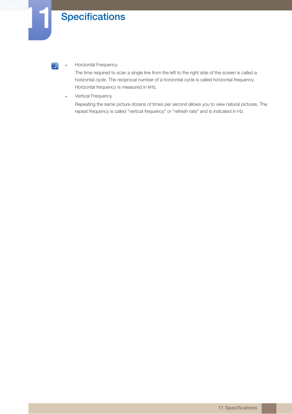 Specifications | Samsung LS24B750VSG-ZA User Manual | Page 83 / 94