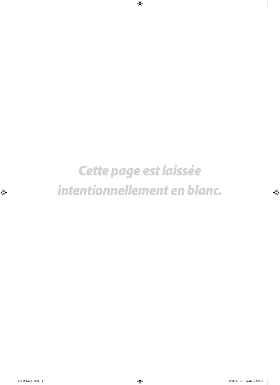 Cette page est laissée intentionnellement en blanc | Samsung LNS1951WX-XAP User Manual | Page 54 / 80