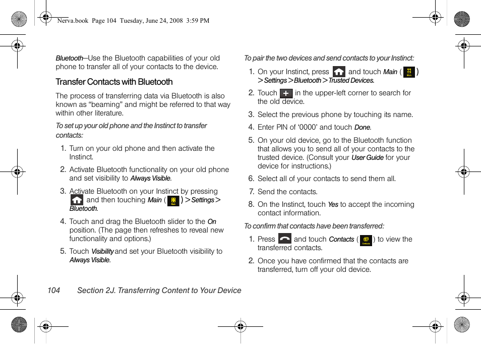 Samsung SPH-M800ZKASPR User Manual | Page 116 / 242