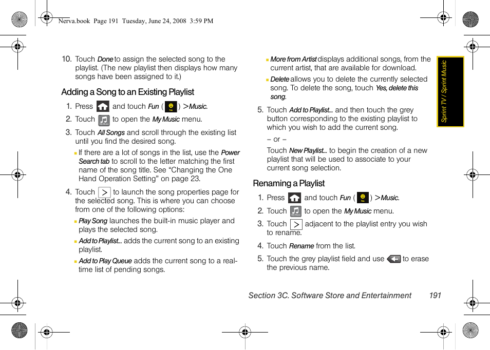 Samsung SPH-M800ZKASPR User Manual | Page 203 / 242