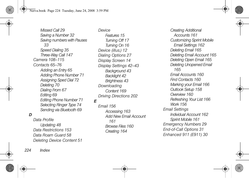 Samsung SPH-M800ZKASPR User Manual | Page 236 / 242