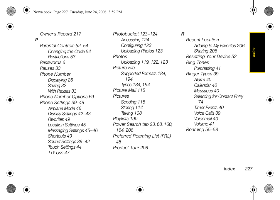Samsung SPH-M800ZKASPR User Manual | Page 239 / 242