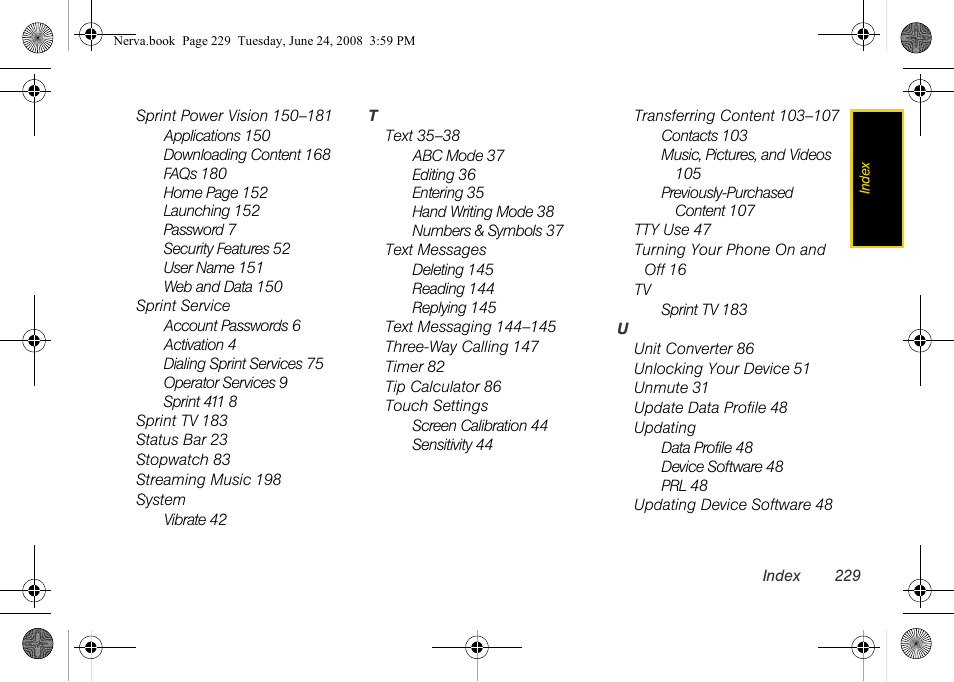 Samsung SPH-M800ZKASPR User Manual | Page 241 / 242