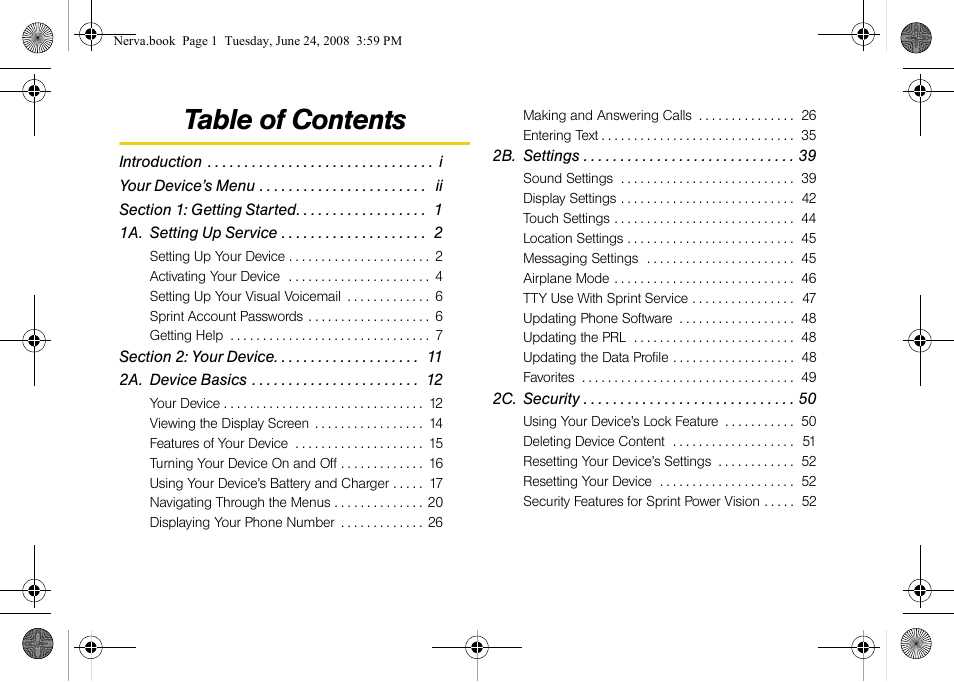 Samsung SPH-M800ZKASPR User Manual | Page 3 / 242
