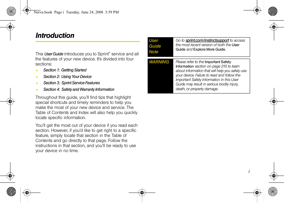 Introduction | Samsung SPH-M800ZKASPR User Manual | Page 7 / 242