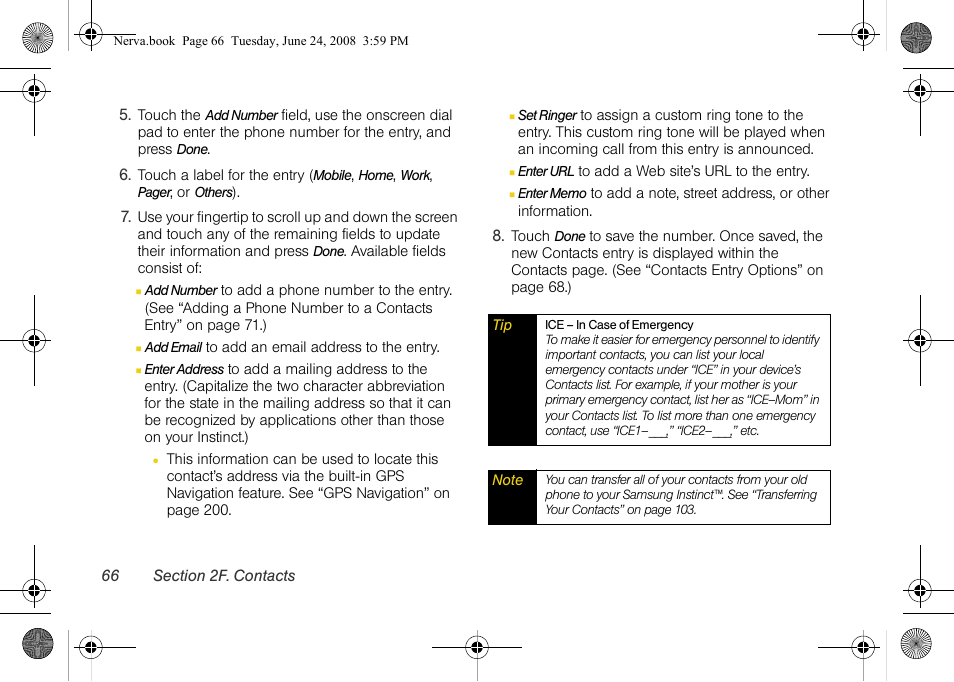 Samsung SPH-M800ZKASPR User Manual | Page 78 / 242