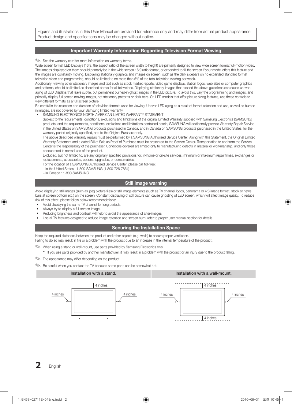 Samsung UN65C6500VFXZA User Manual | Page 2 / 62