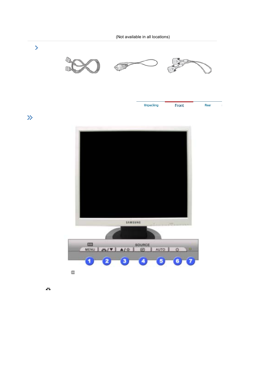 Front | Samsung MJ15ASKB-DZS User Manual | Page 9 / 83