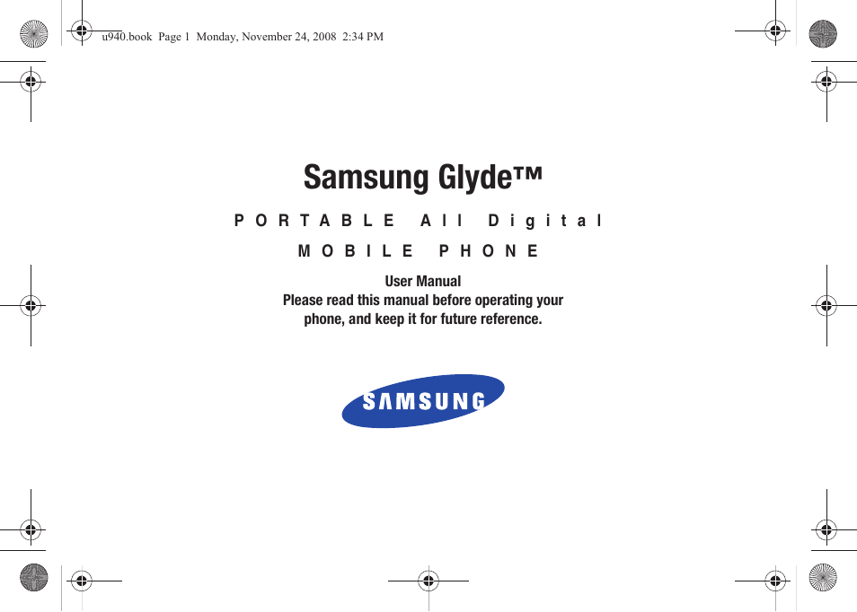 Samsung SCH-U940DBAVZW User Manual | 156 pages