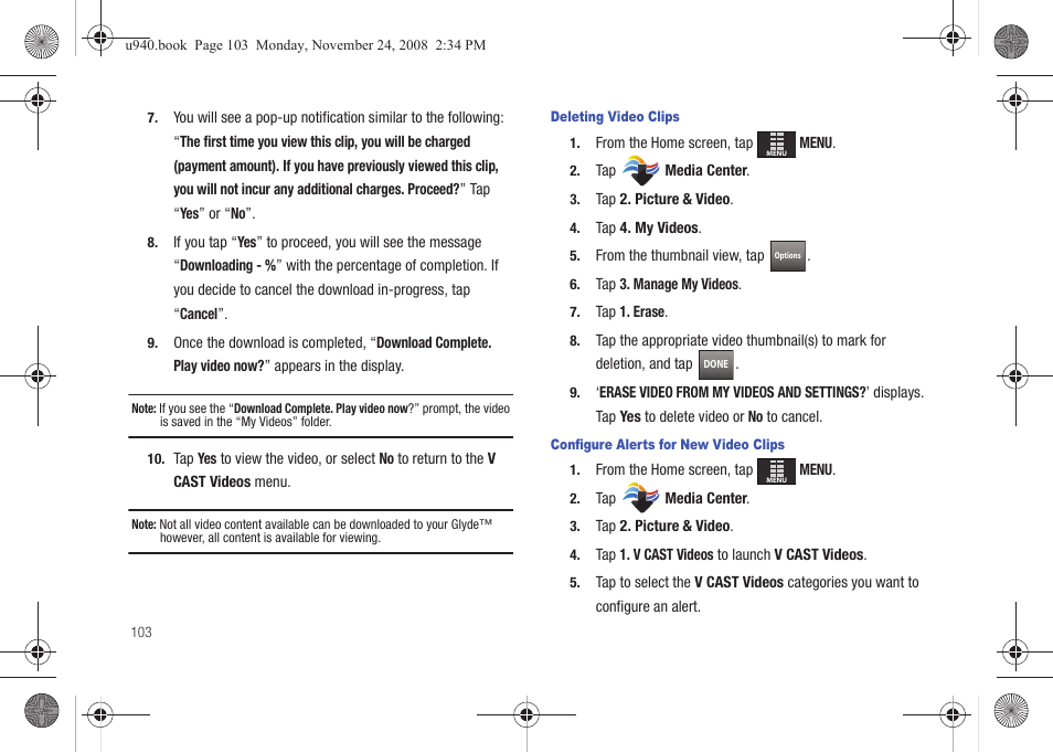 Samsung SCH-U940DBAVZW User Manual | Page 106 / 156
