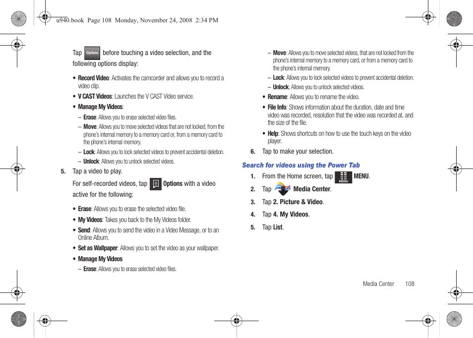 Samsung SCH-U940DBAVZW User Manual | Page 111 / 156