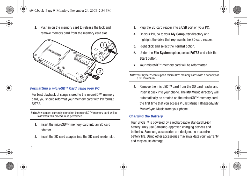 Samsung SCH-U940DBAVZW User Manual | Page 12 / 156