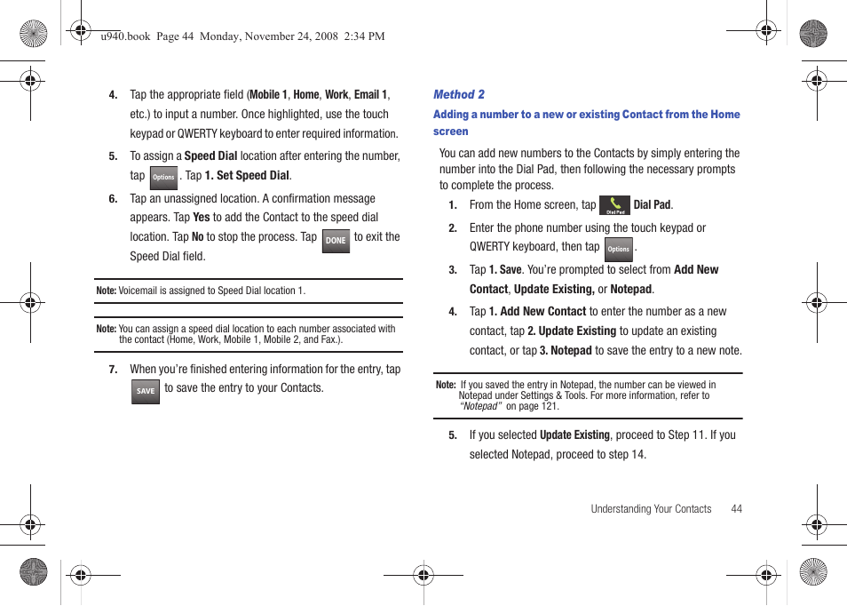 Samsung SCH-U940DBAVZW User Manual | Page 47 / 156
