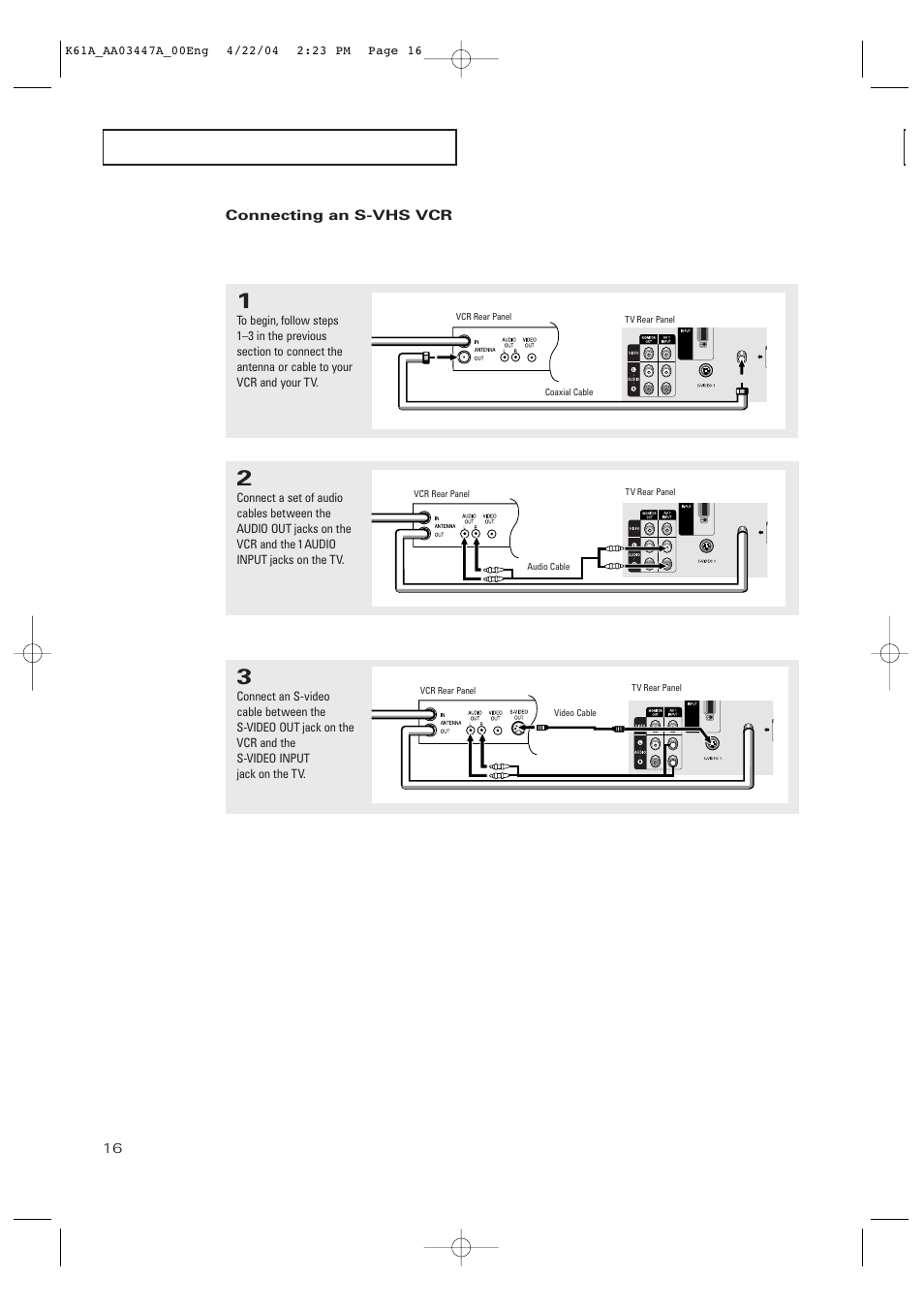 Samsung TXP2665WX-XAC User Manual | Page 16 / 68