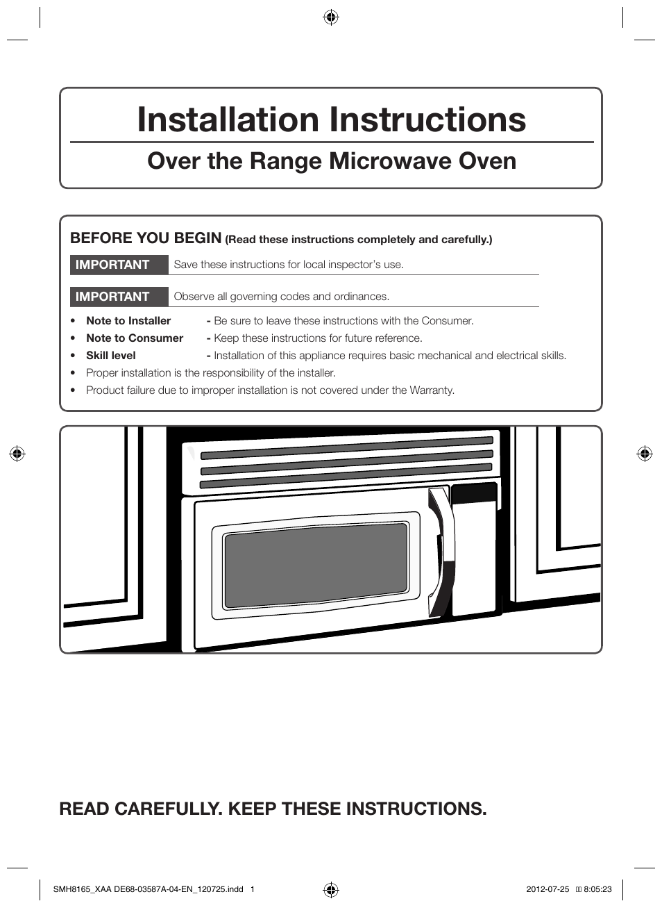 Samsung SMH1713W-XAA User Manual | 20 pages