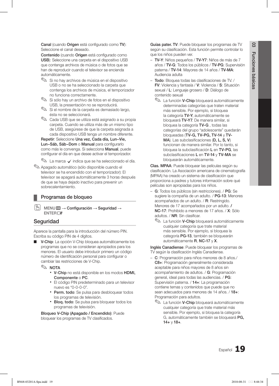 Samsung LN46C600F3FXZA User Manual | Page 69 / 151