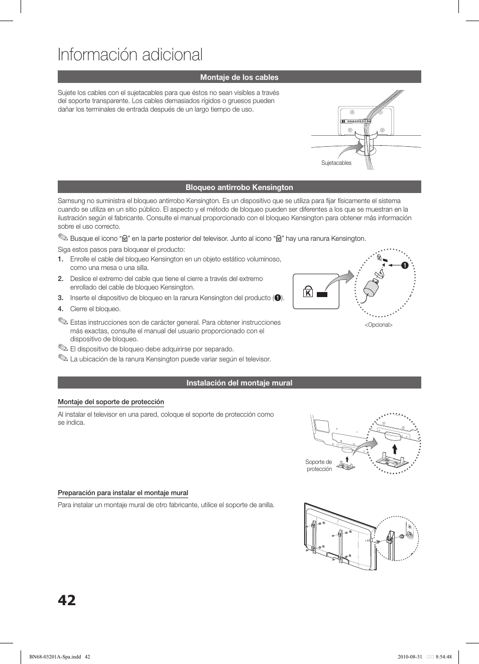 Información adicional | Samsung LN46C600F3FXZA User Manual | Page 92 / 151