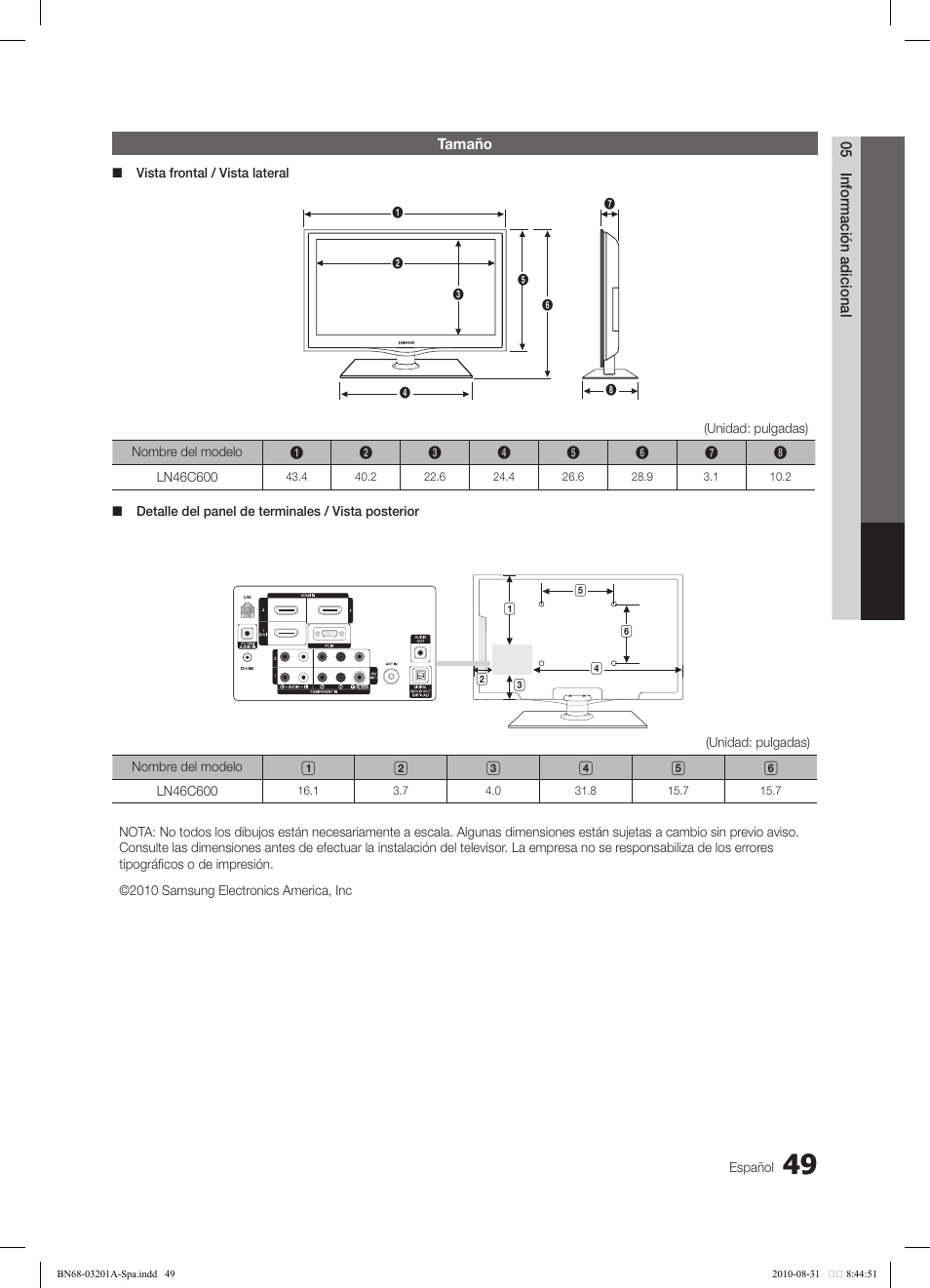 Samsung LN46C600F3FXZA User Manual | Page 99 / 151