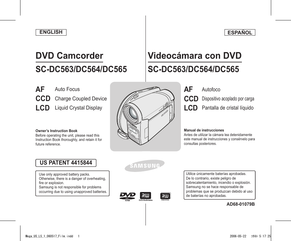 Samsung SC-DC565-XAA User Manual | 132 pages