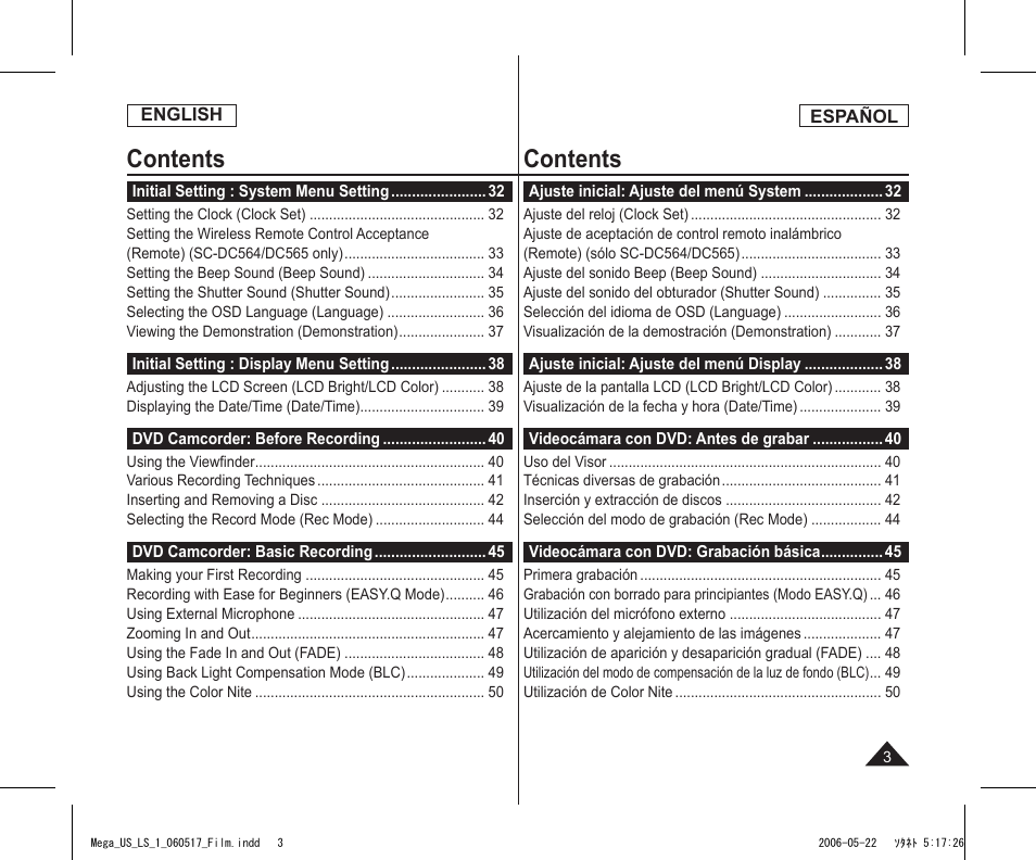 Samsung SC-DC565-XAA User Manual | Page 3 / 132