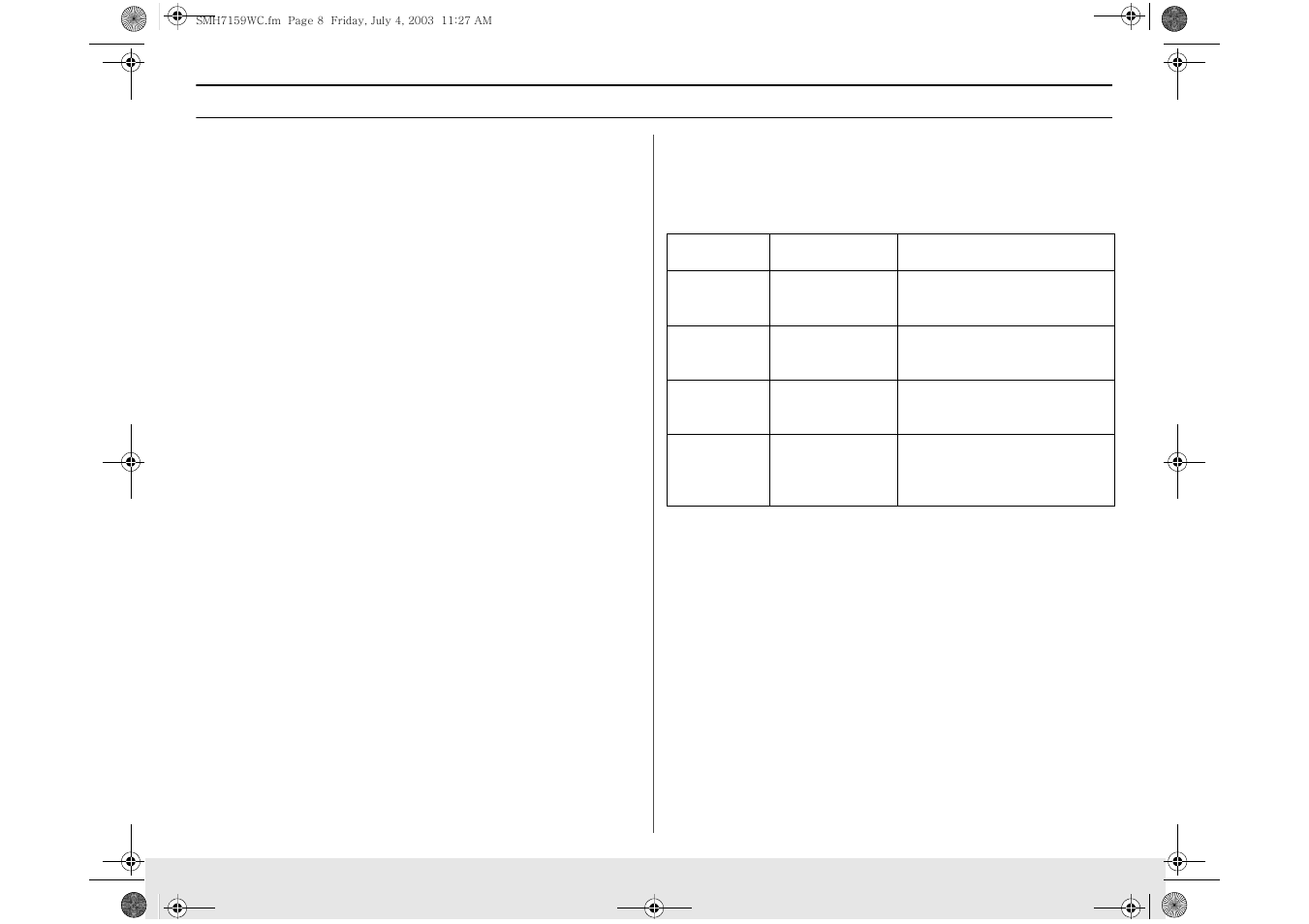 Operation, Using the my choice feature | Samsung SMH7159BC-XAC User Manual | Page 8 / 36