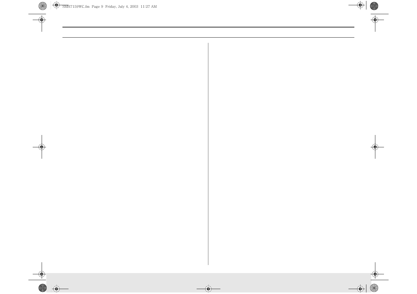 Selecting the display weight, Setting the remind end signal, Setting the clock am/pm | Setting the daylight saving time adjustment, Operation selecting the display weight, Setting the clock am/pm 1, Setting the daylight saving time adjustment 1 | Samsung SMH7159BC-XAC User Manual | Page 9 / 36