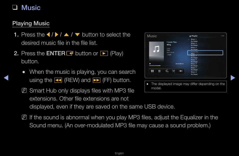 Music | Samsung UN40D6420UFXZA User Manual | Page 226 / 303